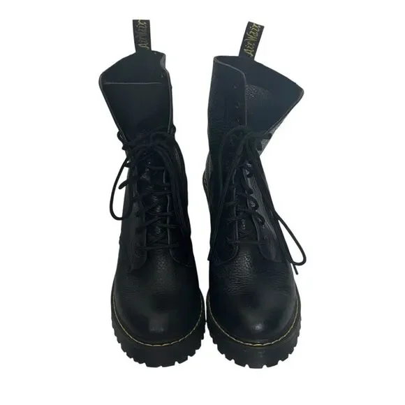 Dr. Martens Black Lace Up Boots - Picture 2 of 12